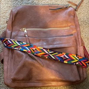 Colored Backpack with strap